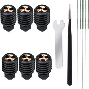 6PCS High Flow hardened Steel Nozzle Combo