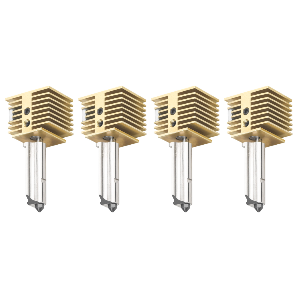 A2L / A1 Hotend Brass Heatsink - Removable Hardened Steel Nozzle (V2.0)