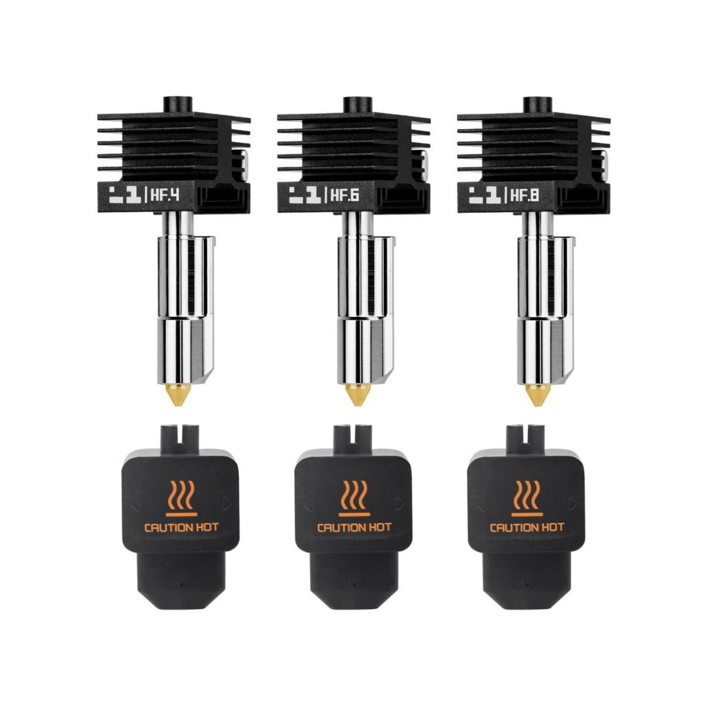 H2 High Flow Hotend Integrated Nano-Coated Gold Nozzle
